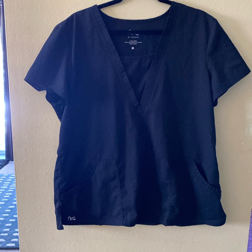Black Scrub Top